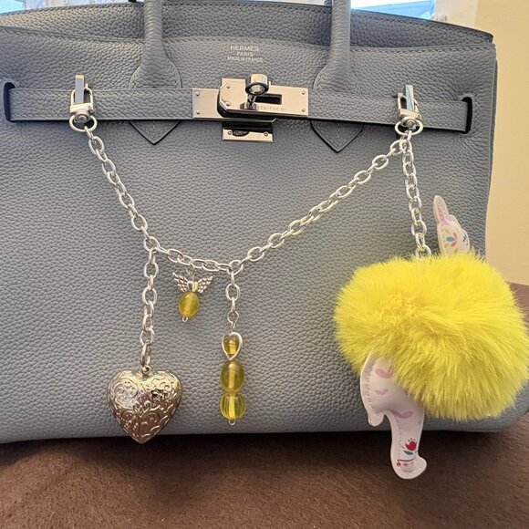 Handbags - ✨ Handmade Yellow Alpaca Pom Pom Bag Charm ✨